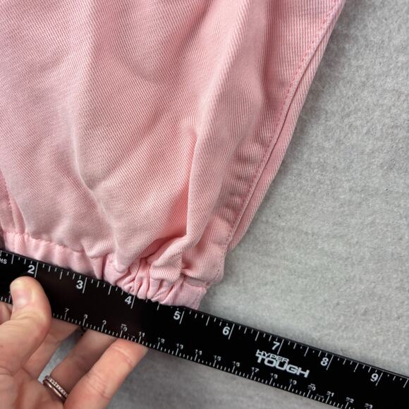 Guess Bowie Cargo Chino Jogger Pant Women 29 Pink Pockets Zipper Leg Tencel Soft - Picture 7 of 16